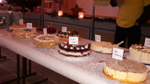viele fleißige BäckerInnen versorgten das Café mit selbsgebackenen Kuchen